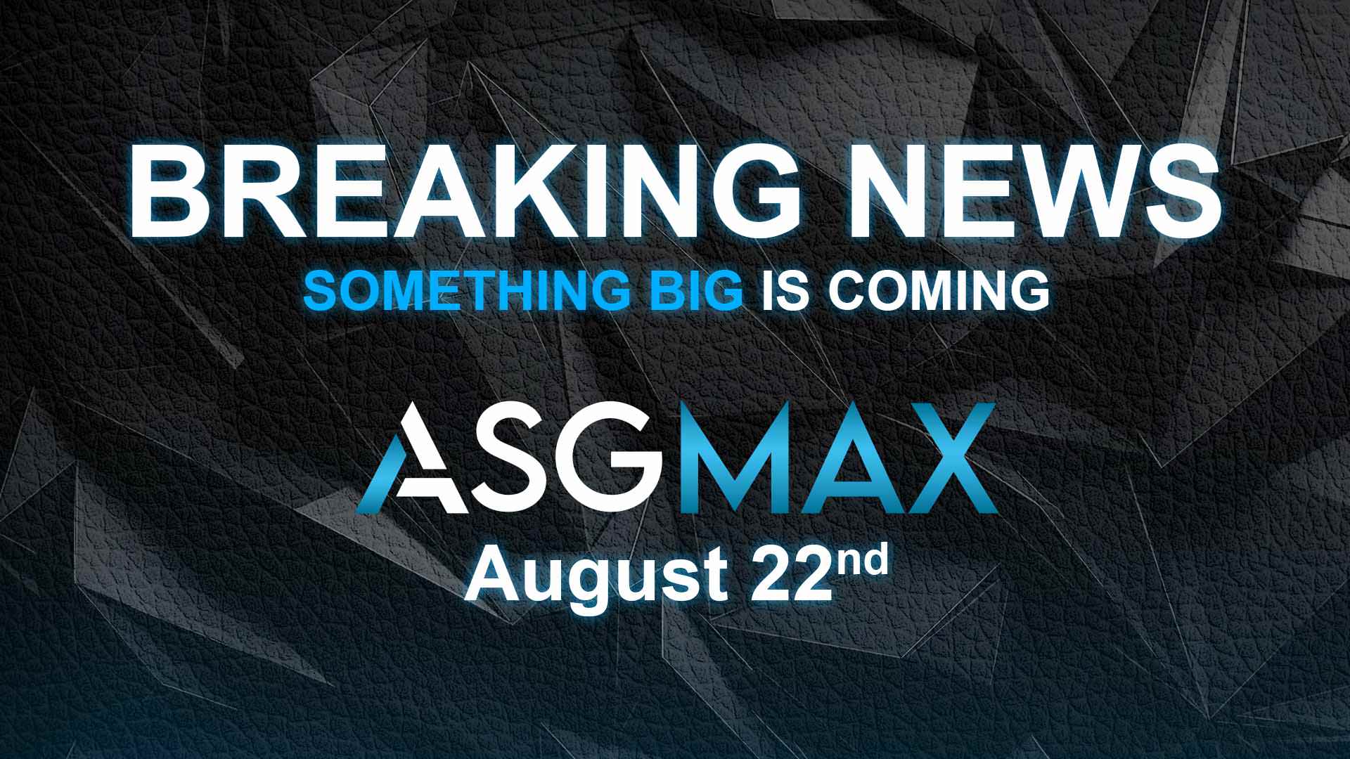 A Special Announcement