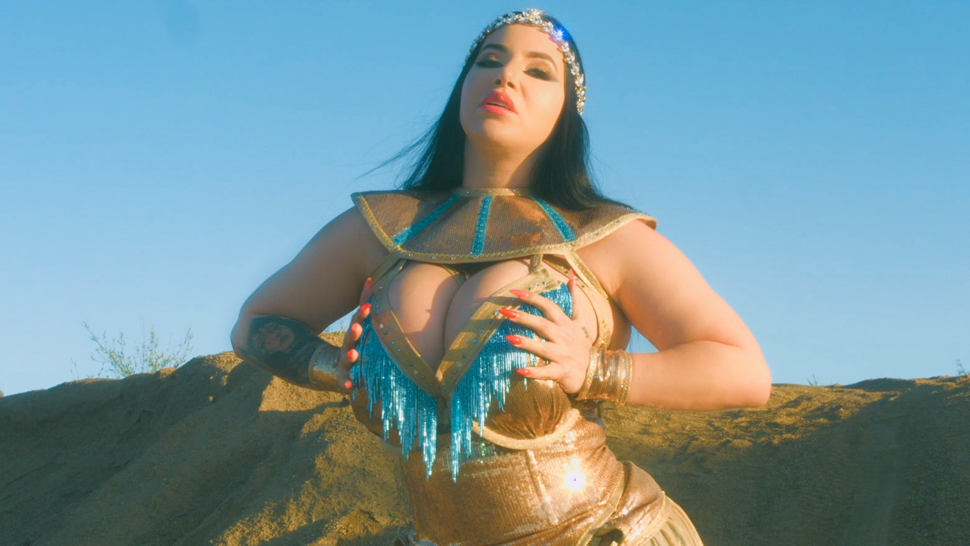 The Egyptian Cum Goddess