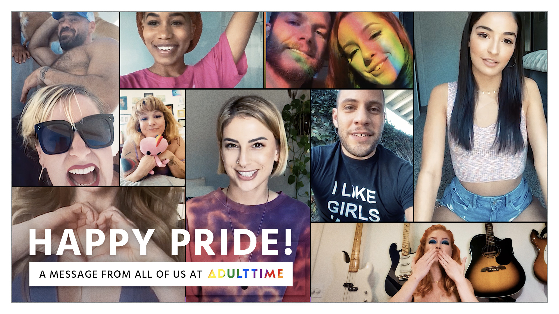 Happy Pride! A Message From All Of Us At Adult Time