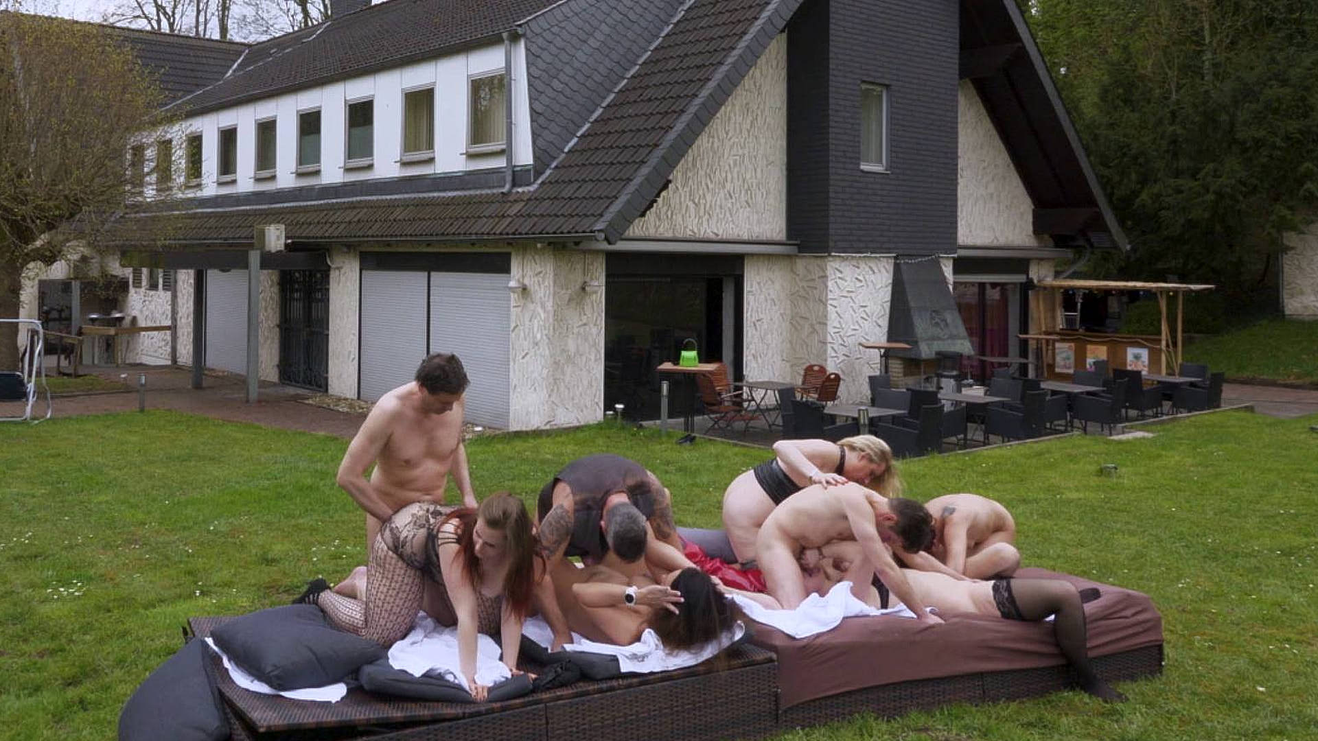 Wild Outdoor Swinger Party