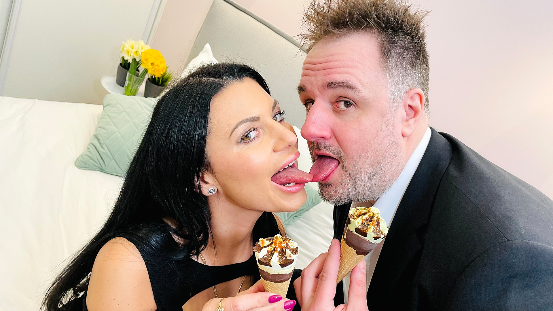 Hard Anal Fuck and Ice Cream Mess